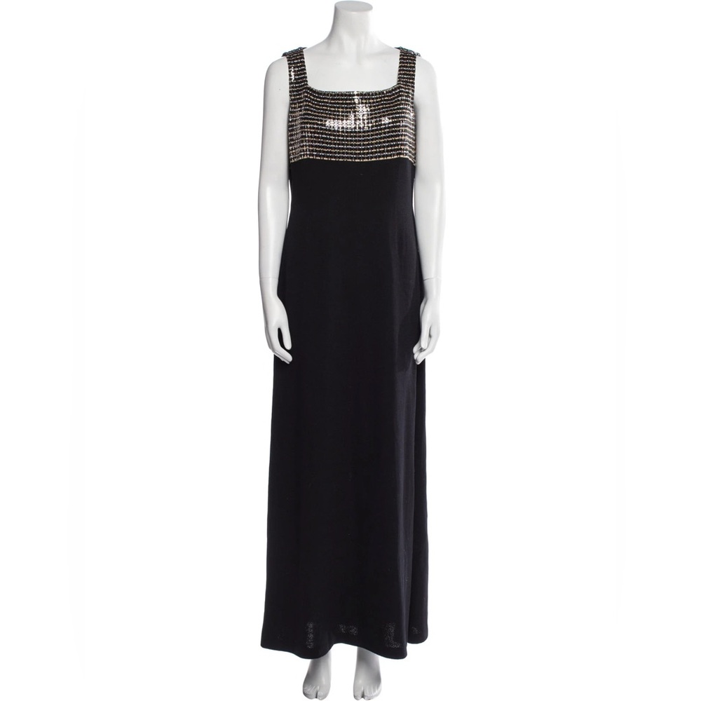 St. John Evening Collection Knot Floral Dress Size 12